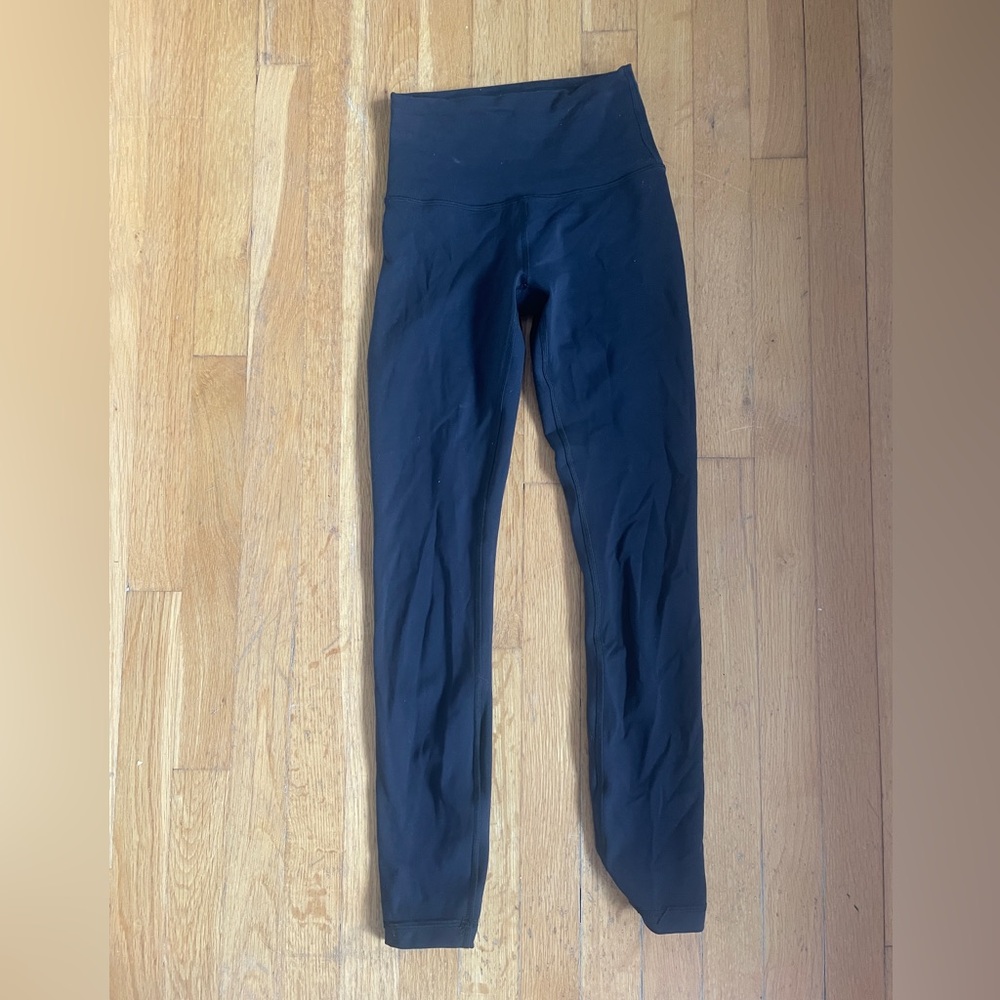Lulu lemon black align high rise legging 28 size 2 lightly worn